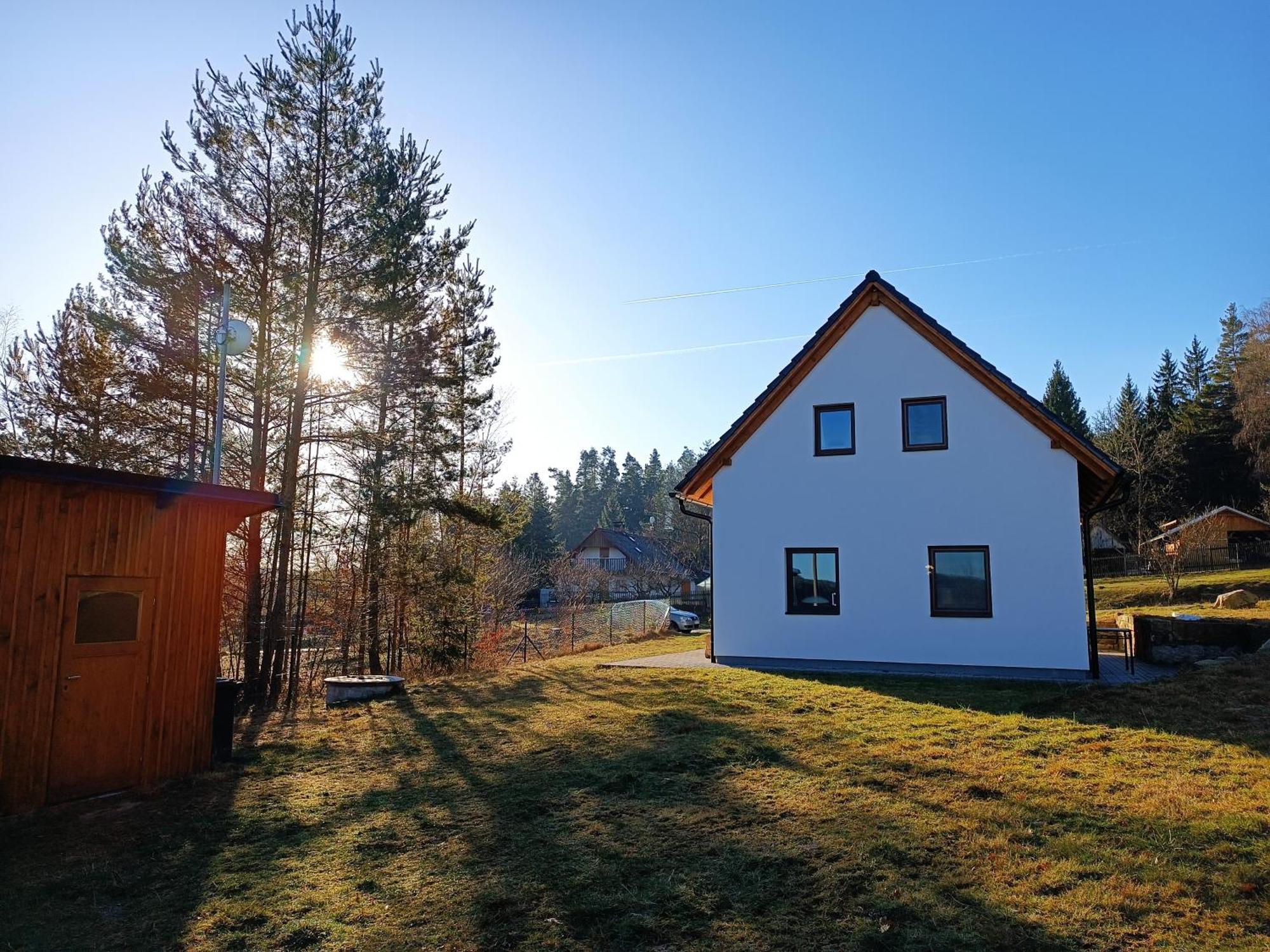Klidna Lokalita Na Kraji Lesa, Cely Dum S Uschovnu Kol Nova Bystrice Exterior foto