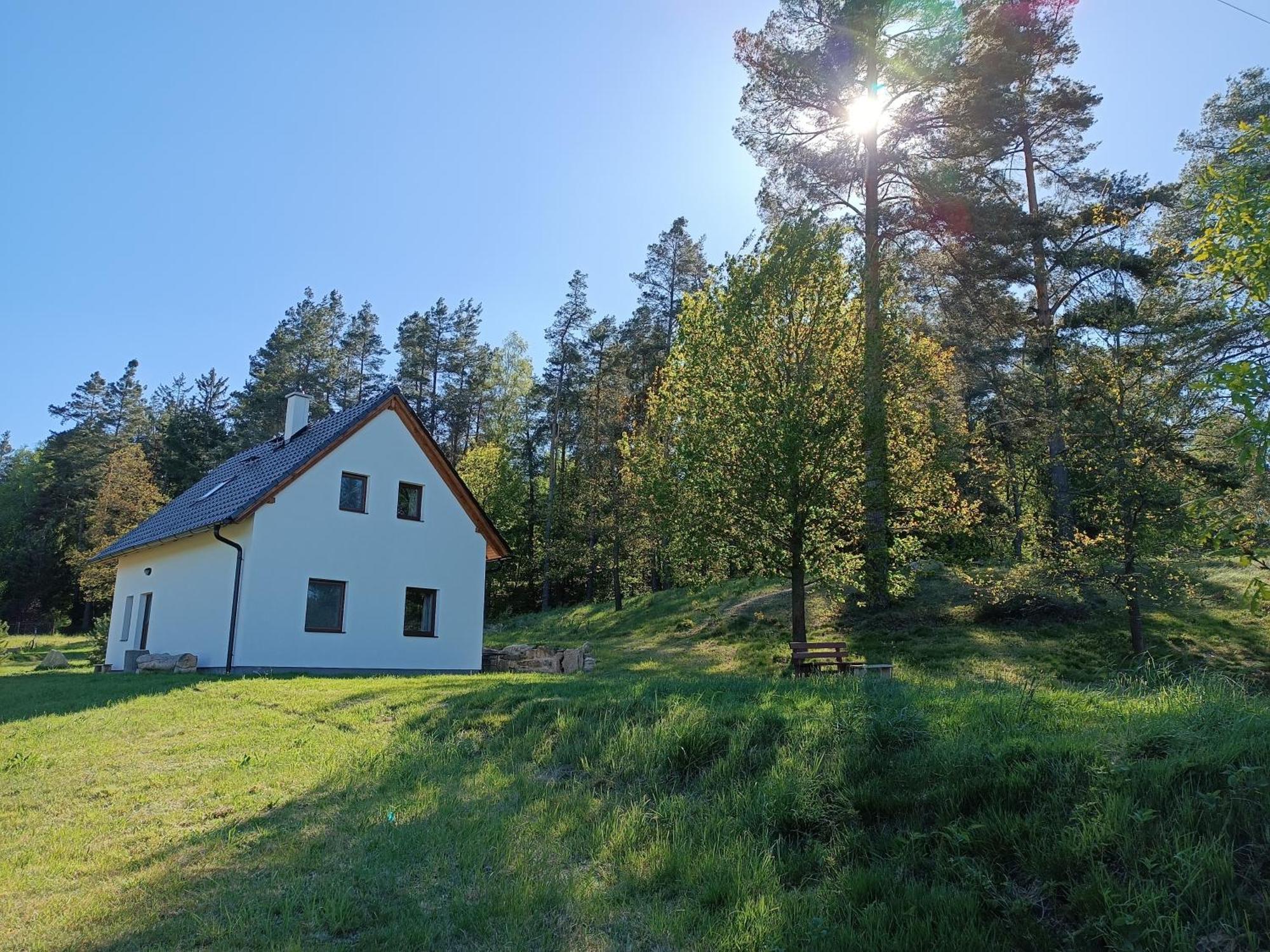 Klidna Lokalita Na Kraji Lesa, Cely Dum S Uschovnu Kol Nova Bystrice Exterior foto