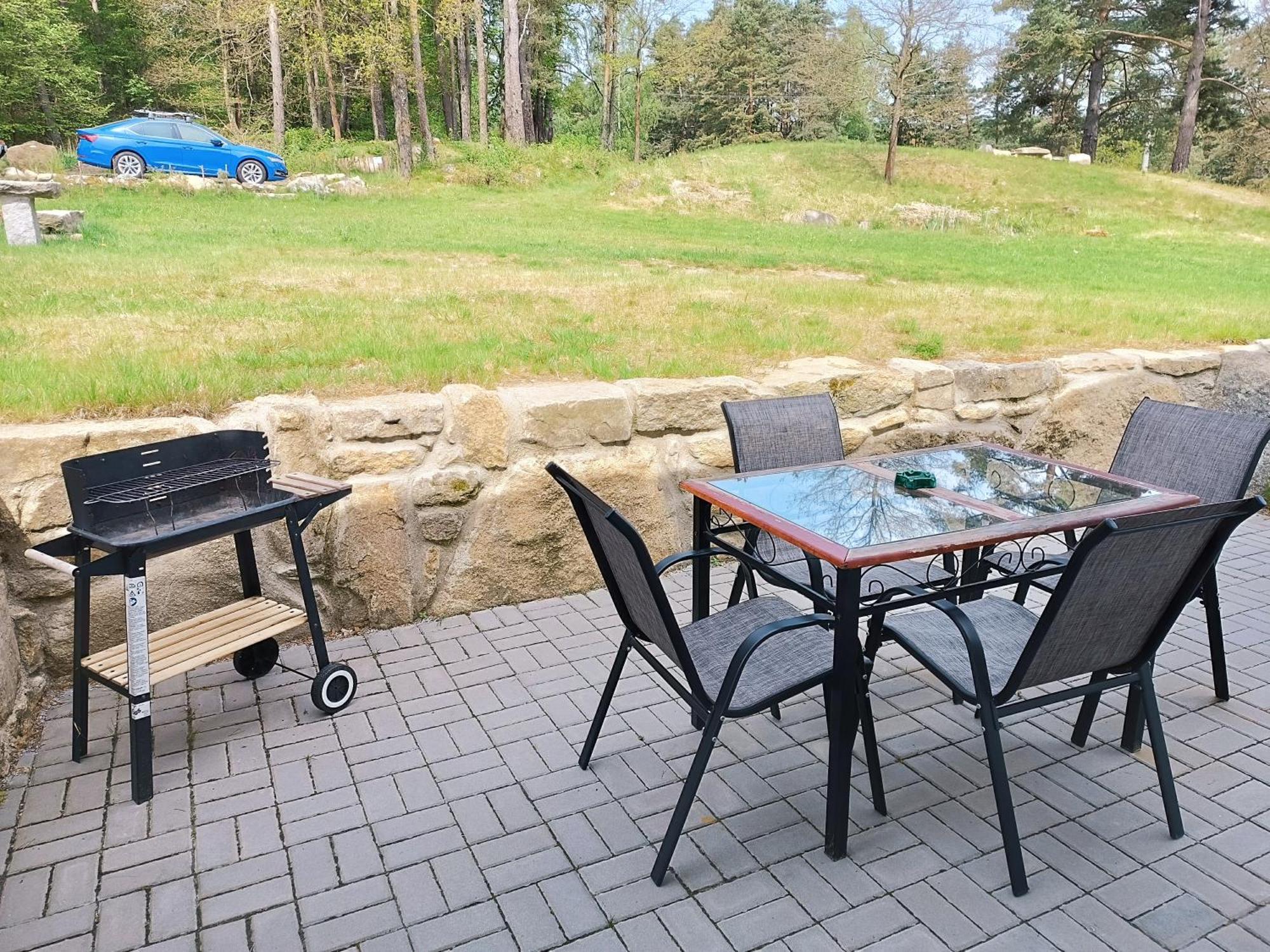 Klidna Lokalita Na Kraji Lesa, Cely Dum S Uschovnu Kol Nova Bystrice Exterior foto